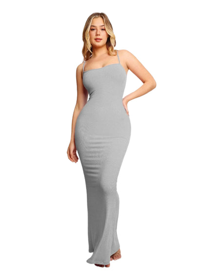 SNATCHED ME UP Maxi Built-In Shapewear Lounge Dress