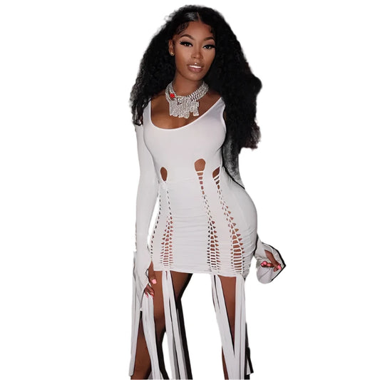 YASMIN Persuasive Cutout Mini Dress